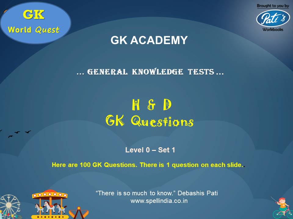 GK Questions for Children - PreSchool Learning near Me